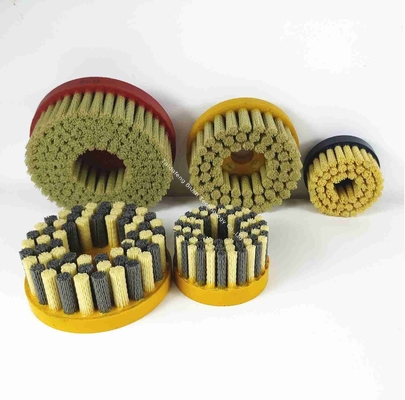Abrasive Premin Nylon Disc Deburring Brush For Cleaning And Polishing For CNC Machine