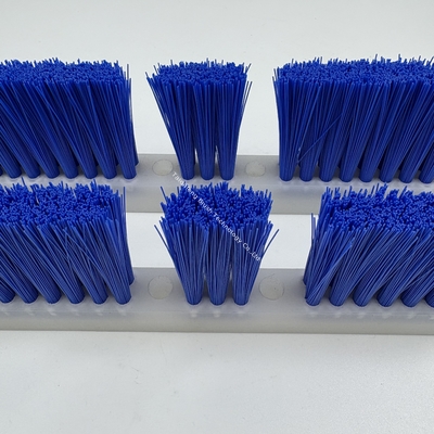 Flat Lath Strip Brush Wire Row Nylon PP Plastic Plate Cleaning Brush