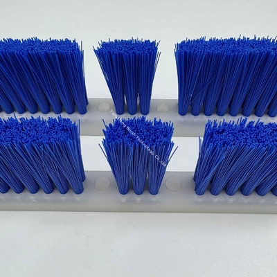 PVC Nylon Base Board Tufted Scrub Flat Lath Brush And Plate Brushes For CNC