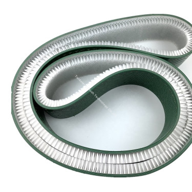 Nylon Bristle Flexible Conveyor Belt Strip Brush With Rubber Base For Cleaning