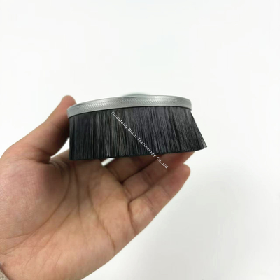 Customized Industrial Disc Brush Seal Black Nylon Cup Shape Ring Strip Brush