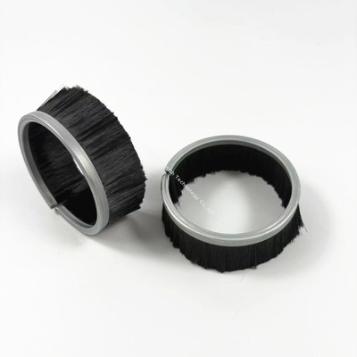 Customized Industrial Disc Brush Seal Black Nylon Cup Shape Ring Strip Brush
