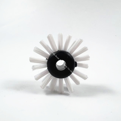 Nylon Rotary Wheel Small Roller Pipe Priming Maintenance Brush For Tube Coating