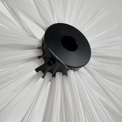 Flexible Nylon Oil Gas Pipeline Brush For Coating Spraying Cleaning On Various Pipe Sizes