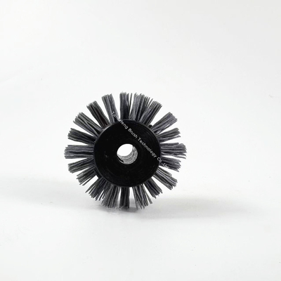 Carbon Abrasive Nylon Pipe Coating Cleaning Brush 6mm Inner Diameter For Sewer Cleaning