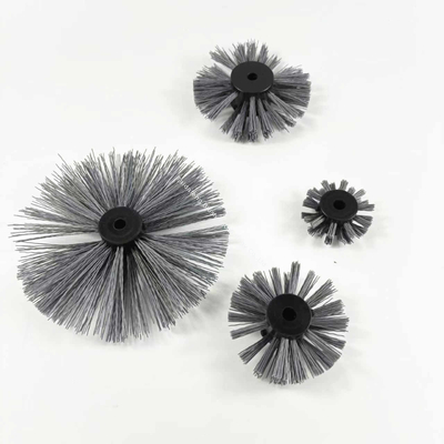 Carbon Nylon Pipe Coating Cleaning Brush For Pre Coating Pipe Surface Preparation
