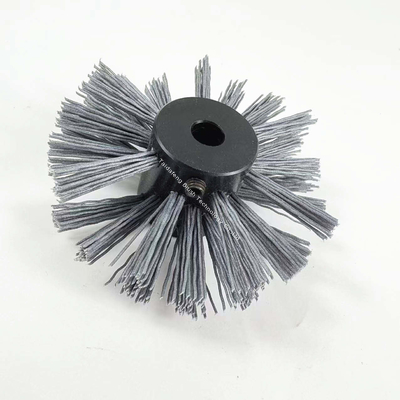 Carbon Nylon Pipe Coating Cleaning Brush For Pre Coating Pipe Surface Preparation