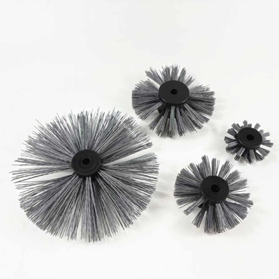 Pom Core Carbon Abrasive Nylon Pipe Coating Cleaning Brush For Plumbing Cleaning And Maintenance