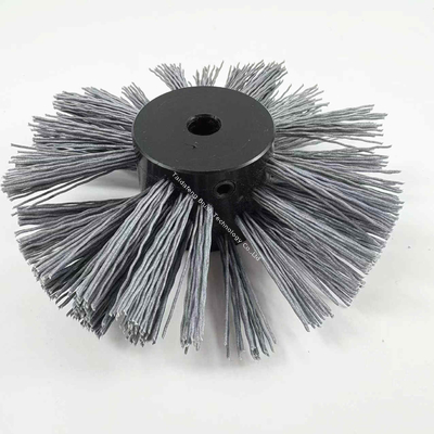 Pom Core Carbon Abrasive Nylon Pipe Coating Cleaning Brush For Plumbing Cleaning And Maintenance