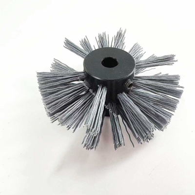 Carbon Abrasive Epoxy Coating Application Brush For Pipe Weld Cleaning And Finishing