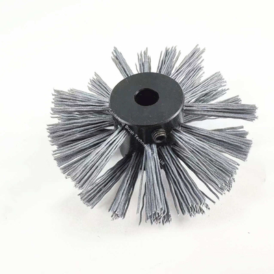 Sturdy Carbon-Infused Abrasive Nylon Brush For Pipeline Coating Removal