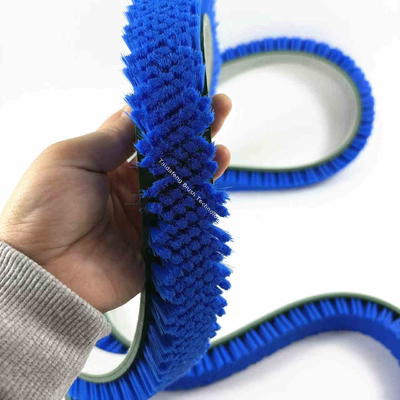 Fine Filament Nylon Bristle Belt Cleaning Brushes For Conveyor Dust Removal