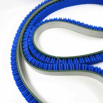 Fryer Conveyors Belt Brush Oil Resistant Nylon Rubber Belt Cleaning Brush Strip