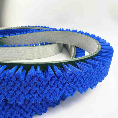 Abrasion Resistant Belt Brush For Surface Finishing Flexible Nylon Belt Cleaning Brush