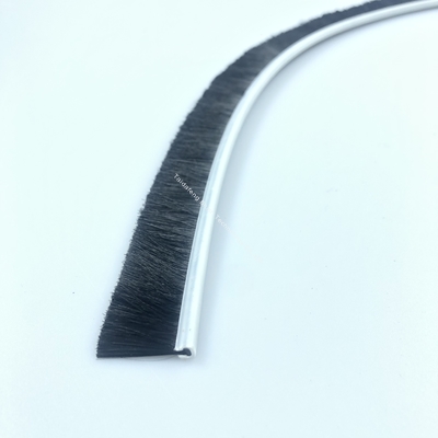Plastic Back Flexible Strip Brushes / Self Adhesive Brush Seal