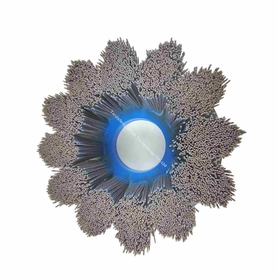 Abrasive Nylon Disc Brush For Car Wheel Deburring Hub Polishing