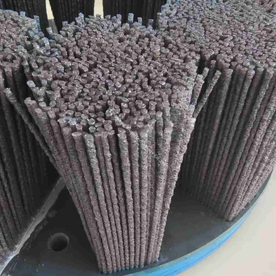 Abrasive Nylon Disc Brush For Car Wheel Deburring Hub Polishing