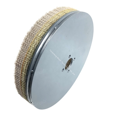 Abrasive Aluminum Oxide Nylon Disc Brush For Polishing Deburring Grinding