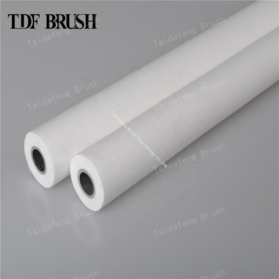 White PVA Sponge Brush Roller Rubber Roller Brush For Glass Cleaning Machine
