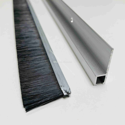 Wear Resistant Strip Brush Nylon Garage Door Brush Weather Seal Strip For Dust Prevention