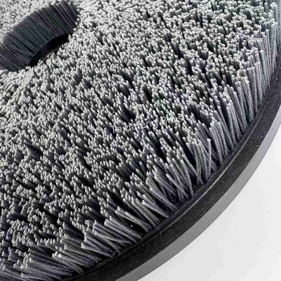 Industrial Nylon Abrasive Disc Wheel Brush For Smoothing Aluminum Surfaces