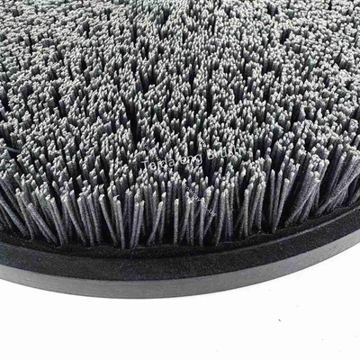 High Density Abrasive Nylon Round Disc Brush Polishing And Deburring Wire Brush