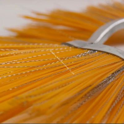 Wafer Sweeper Brush Replacement PP Bristle Steel Ring Sweeper Broom Brushes