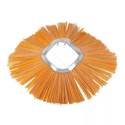 Wafer Sweeper Brush Replacement PP Bristle Steel Ring Sweeper Broom Brushes
