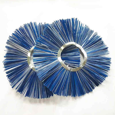 PP Spring Stainless Steel Road Sweeper Brushes Wire Wafer Brushes For Sweepers