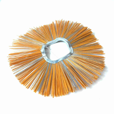 25 26 32 Inch Road Sweeping Brushes Street Steel Ring Poly Wafer Brushes