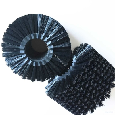 Durable Conveyor Cleaning Cylinder Brushes Segment Roller Brush For Debris Removal