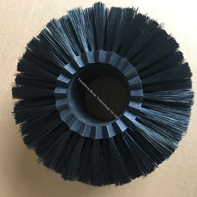 Durable Conveyor Cleaning Cylinder Brushes Segment Roller Brush For Debris Removal