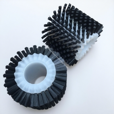 Industrial Nylon Roller Brush Modular Segment Brush For Surface Cleaning And Polishing