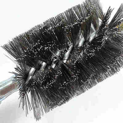 Indusrial Double Spiral Steel Wire Boiler Tube Cleaning Brush for Heating Exchanger Equipment