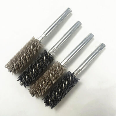 Custom Size Nylon/Abrasive Wire Twisted Brush – Tube Cleaning & Deburring