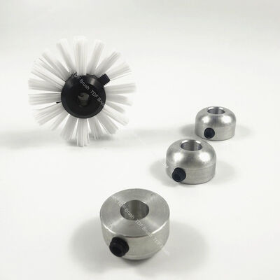 Industrial Aluminum Brush Stopper for 6-12mm Pipe Coating Brushes - Anti-Shift Coating Brush Stabilizer