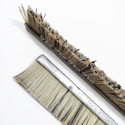 PP Mixed Steel Wire Strip Brush - Mold Cleaning & Surface Treatment for Concrete Brick Making Machines