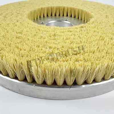 Industrial Customized Sisal Bristle Aluminum Disc Brush for Cleaning and Polishing