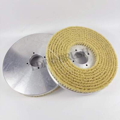 Industrial Customized Sisal Bristle Aluminum Disc Brush for Cleaning and Polishing