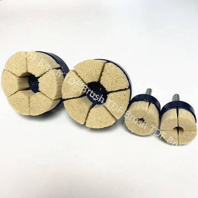 Ceramic Fiber Abrasive Filament Disc Brush - Industrial Precision Finishing Tool