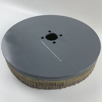 Aluminum Oxide Abrasive Filament Disc Brush CNC Compatible Customizable Precision Finishing Tool