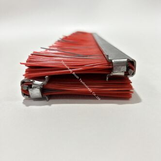 Heavy Duty Nylon Plus Steel Wire Strip Brush for Concrete Block Brick Machine Mould