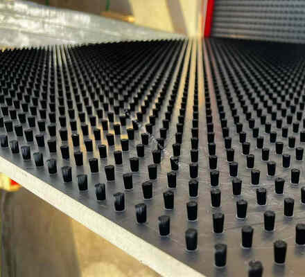 PVC Board Lath Strip Flat Nylon Brush For CNC Machine