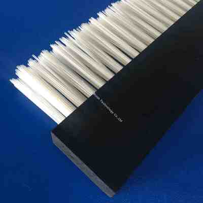 PBT Filament Gate Shockproof Flat Lath Metal Channel Strip Brushes