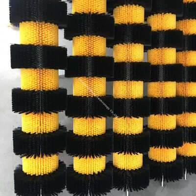 Potato Carrot Cleaning Peeling Washing Nylon Cylinder Rotary Roller Brushes