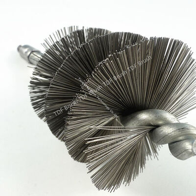 Stainless Steel Twisted Wire Tube Cleaning Brush Custom Size Durable