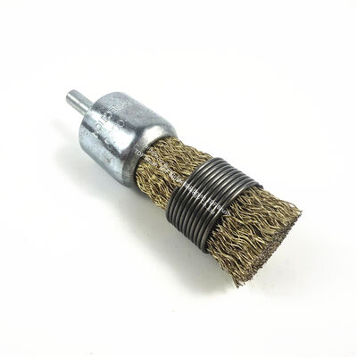 Brass Wire End Brush with Shank for Power Tools