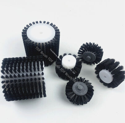 Industrial Brush Wheel & Roller Nylon Bristle Plastic Core Deburring Cleaning Tool