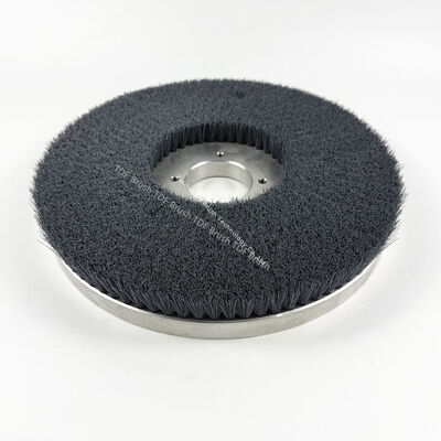 Abrasive Filament Disc Brush with Aluminum Base for Metal Deburring and Oxide Removal