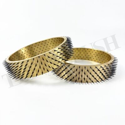 Brass Perforating Pin Roller with Customizable Pin Density for High-Speed Production Micro-Perforation